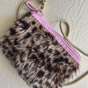 Crewcuts Faux Fur Leopard Print Crossbody Bag – Stylish & Fun